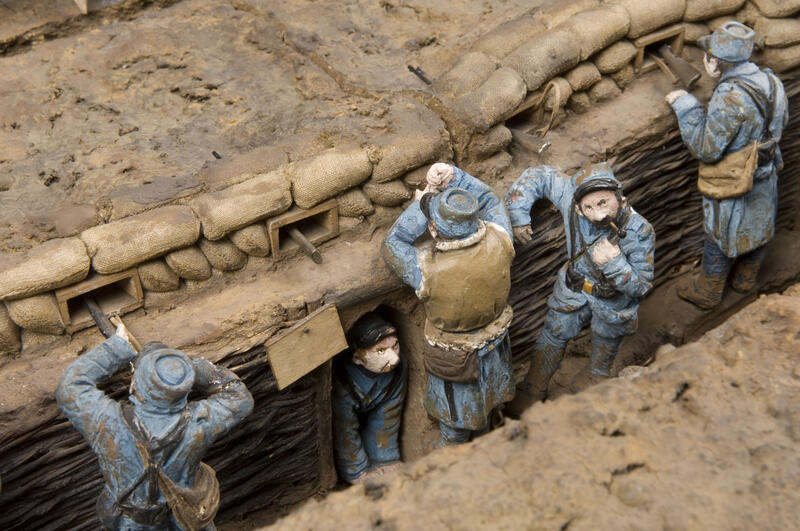 Les tranchées reconstituées