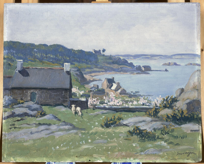 Finistère seen by painters