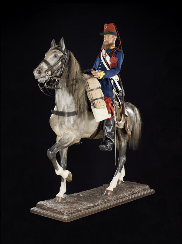 Salle Vauban au musée de l'Armée : la salle des cavaliers