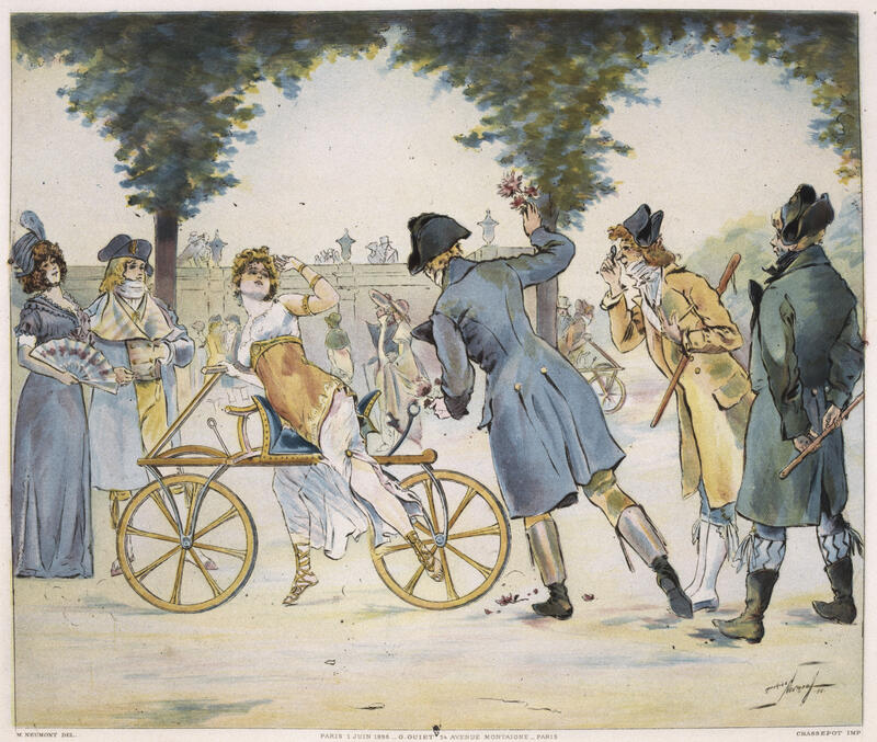 La draisienne : 1818 dépôt du brevet français