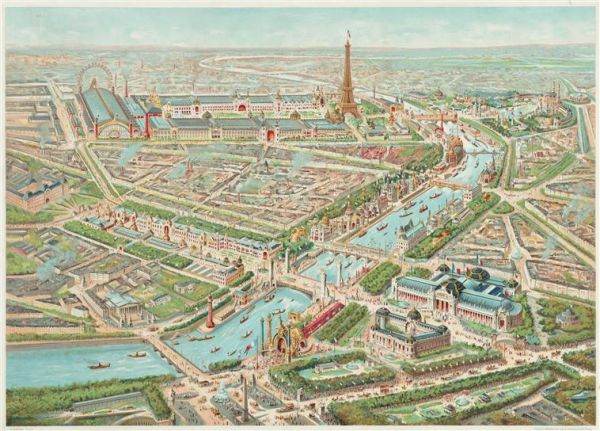 Vue générale de l'Exposition Universelle de 1900