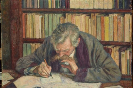 Portrait d'Émile Verhaeren (1855-1916), poète