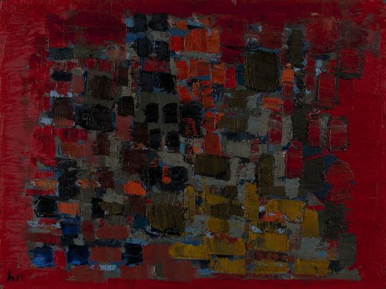 Harmonie rouge, bleue et noire